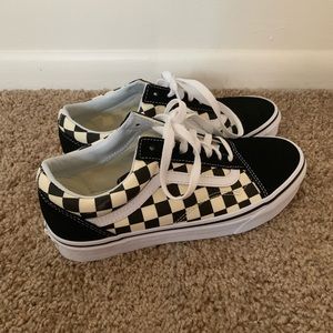 Black & White Checkered Old Skool Vans